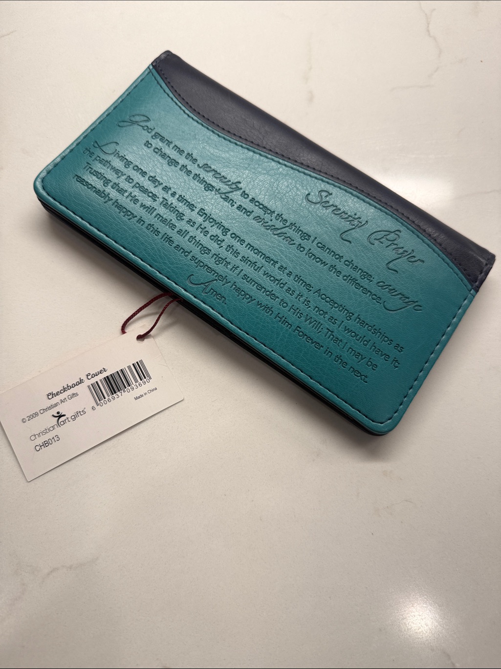 Serenity Prayer Checkbook Wallet